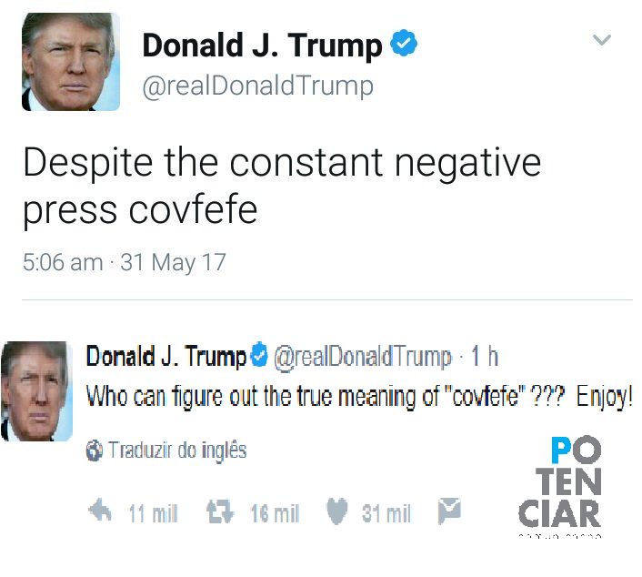 Falha de Donald Trump no Twitter